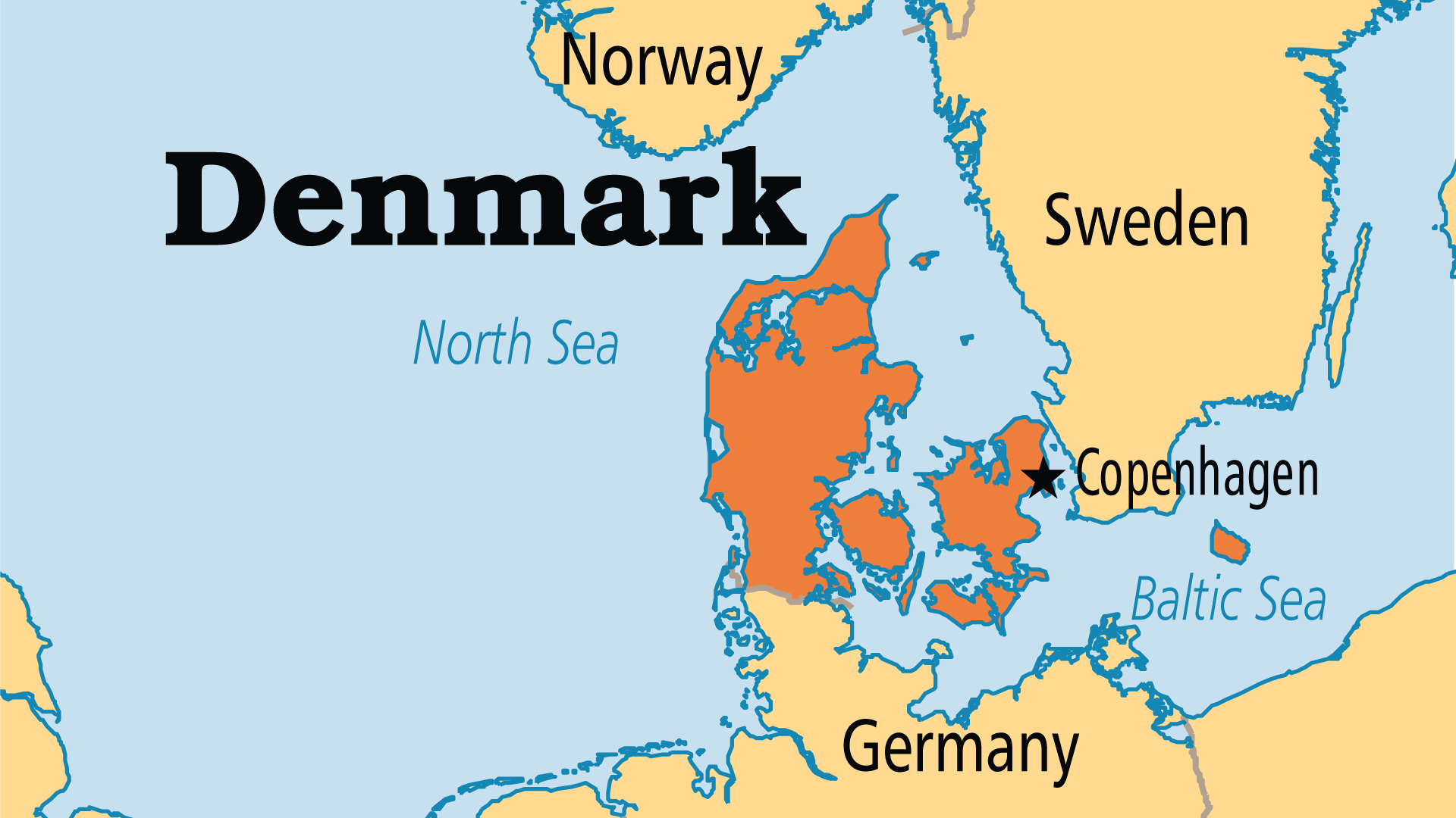 Pray For DENMARK Stichting HEALING THE NATIONS Map Of Denmark 